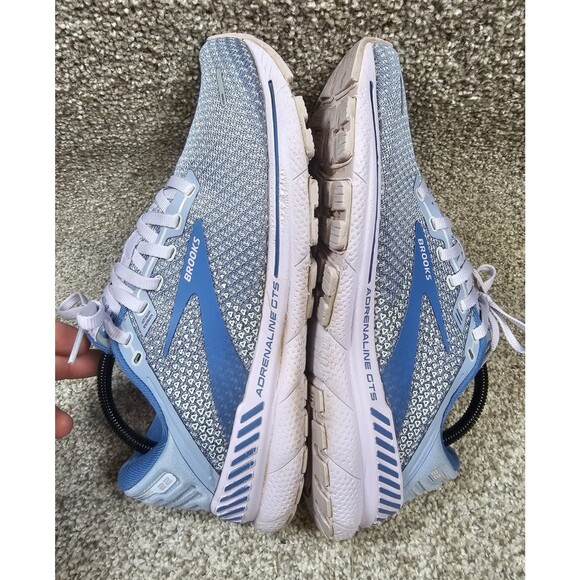 Brooks Ladies 9B Adrenaline GTS 22 Blue Purple/Lilac Running Shoes Gym Sneakers - Picture 9 of 16